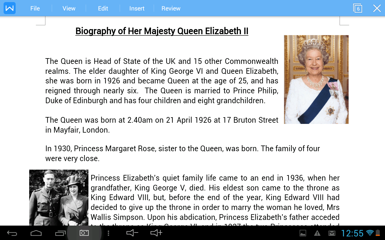 Biography of Queen Elizabeth II Content ClassConnect